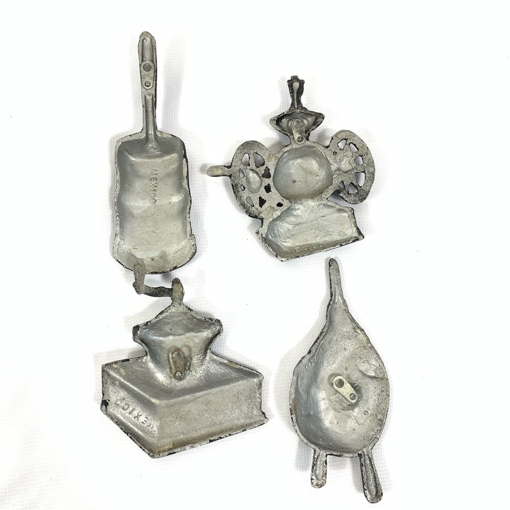 Vintage LOT 4 Metal wall hangings - Picture 2 of 8